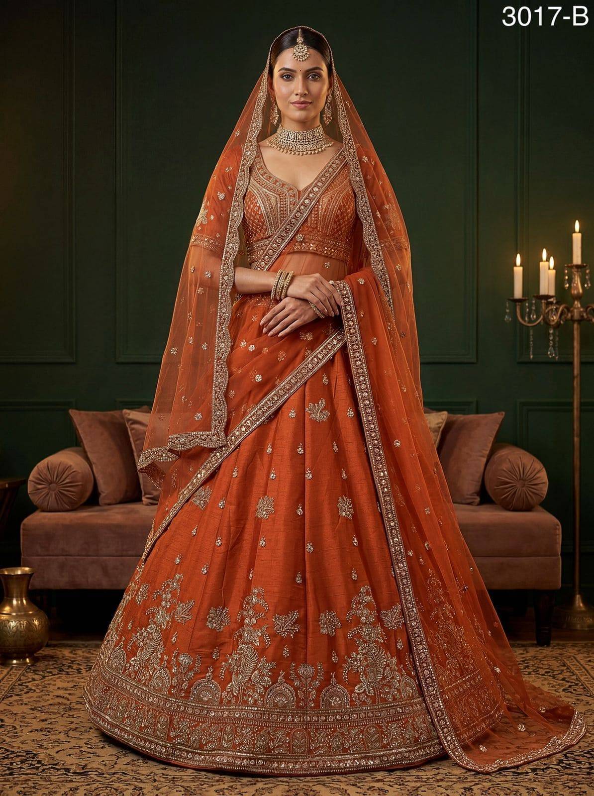 Maharani 3017 By Fashid Indian Traditional Wear Bridal Collection Beautiful Stylish Fancy Colorful Bridal Wear & Occasional Wear Fancy Lehengas At Wholesale Price